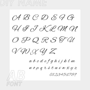 Bracelet prénom personnalisé en acier inoxydable 14K